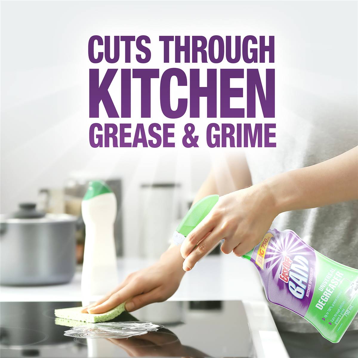 Easy Off Bam Kitchen Degreaser Cleaning Spray 750ml Woolworths