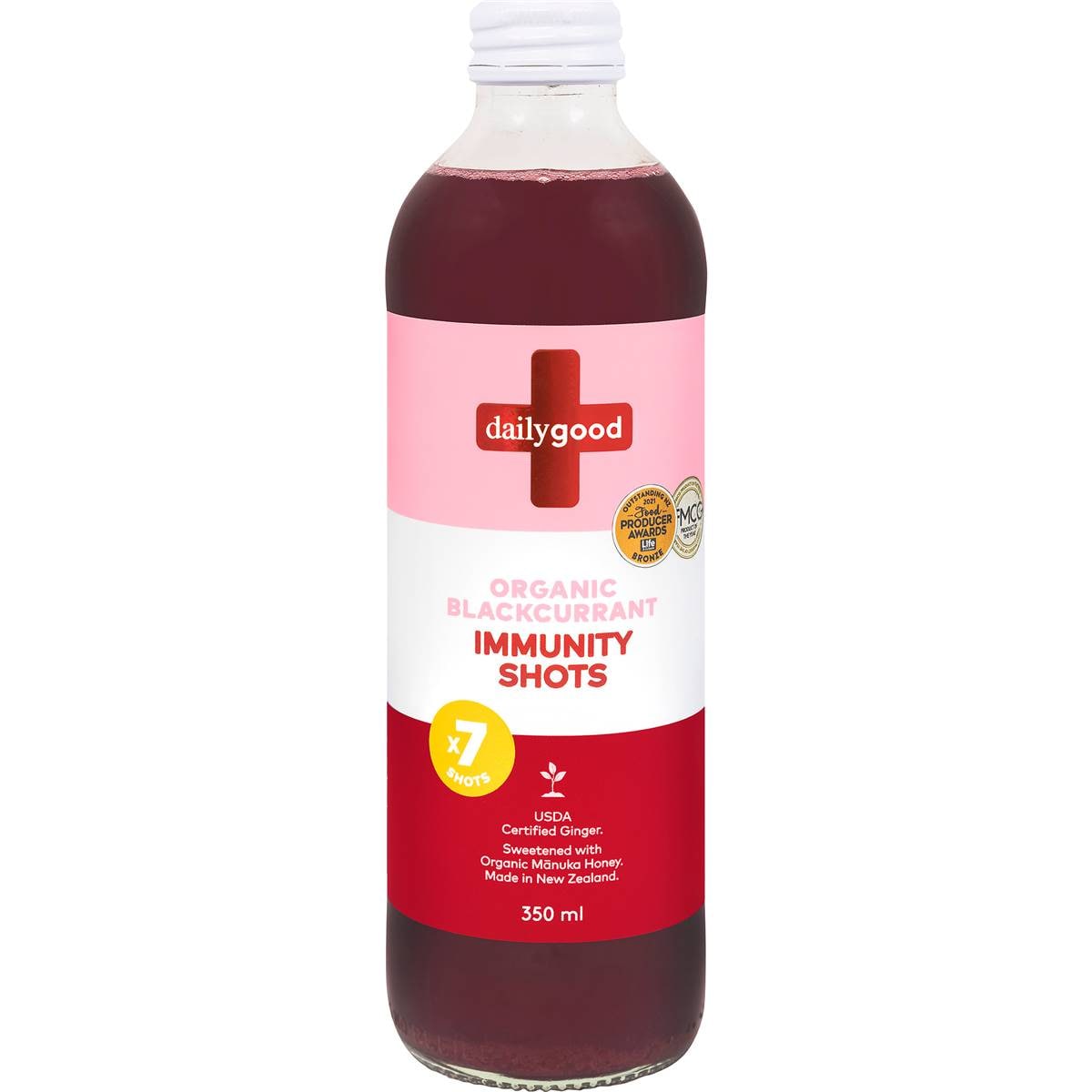 Daily Good Organic Blackcurrant Immunity Shots 350ml Woolworths