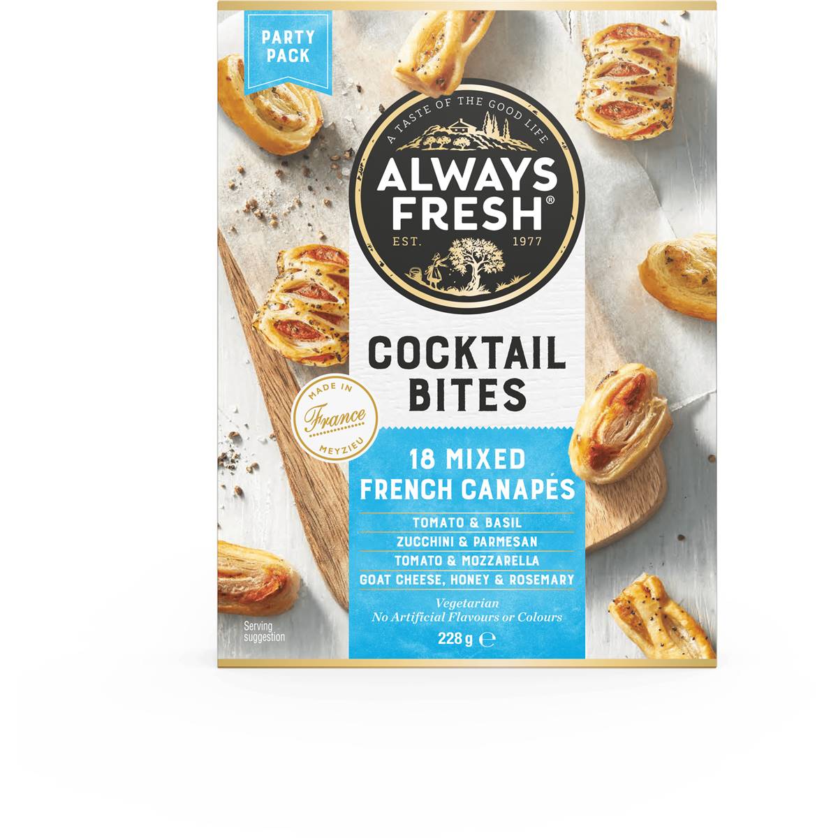 Always Fresh Cocktail Bites French Canapes 228g Woolworths