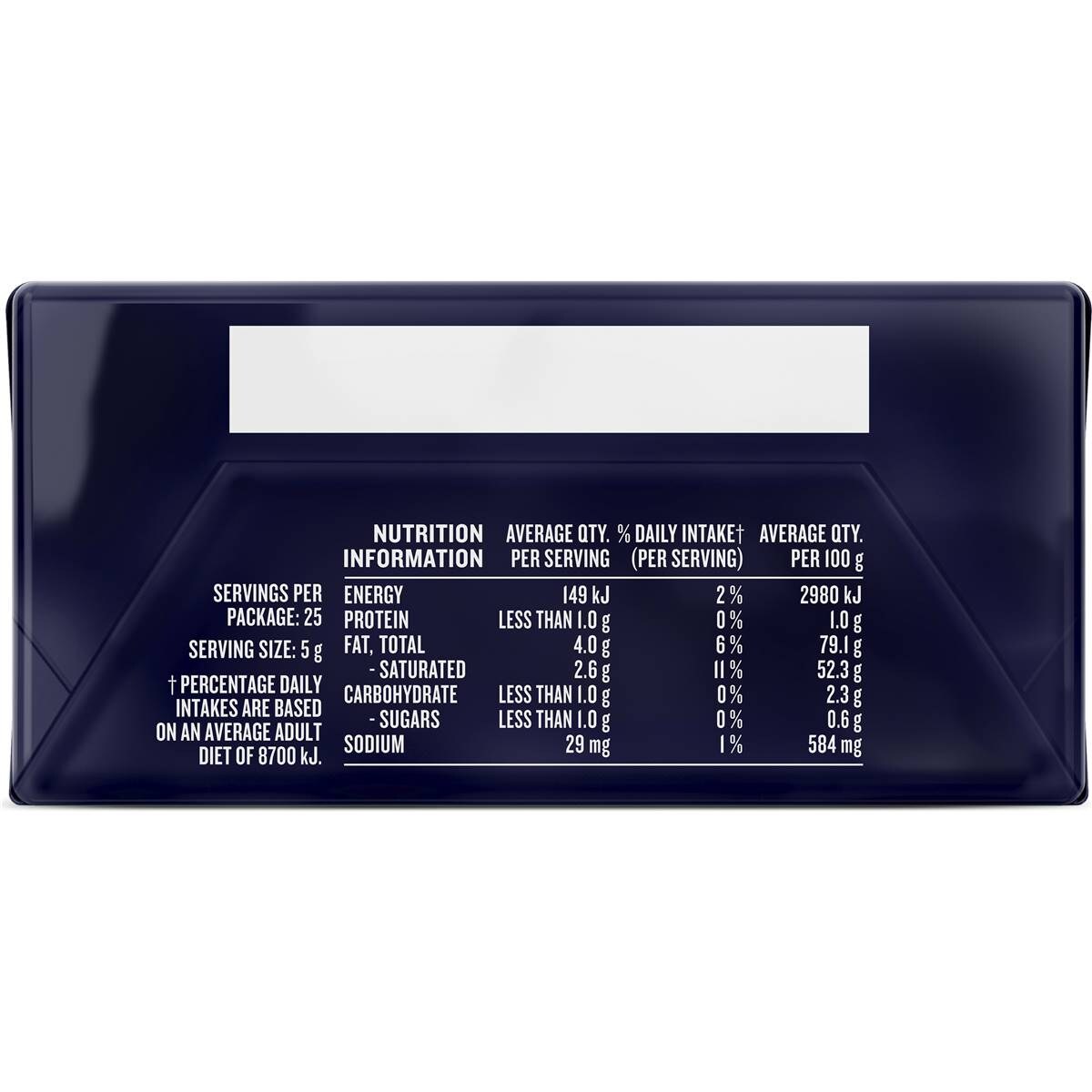 Mainland Garlic & Herb Grass Fed Butter 125g Woolworths