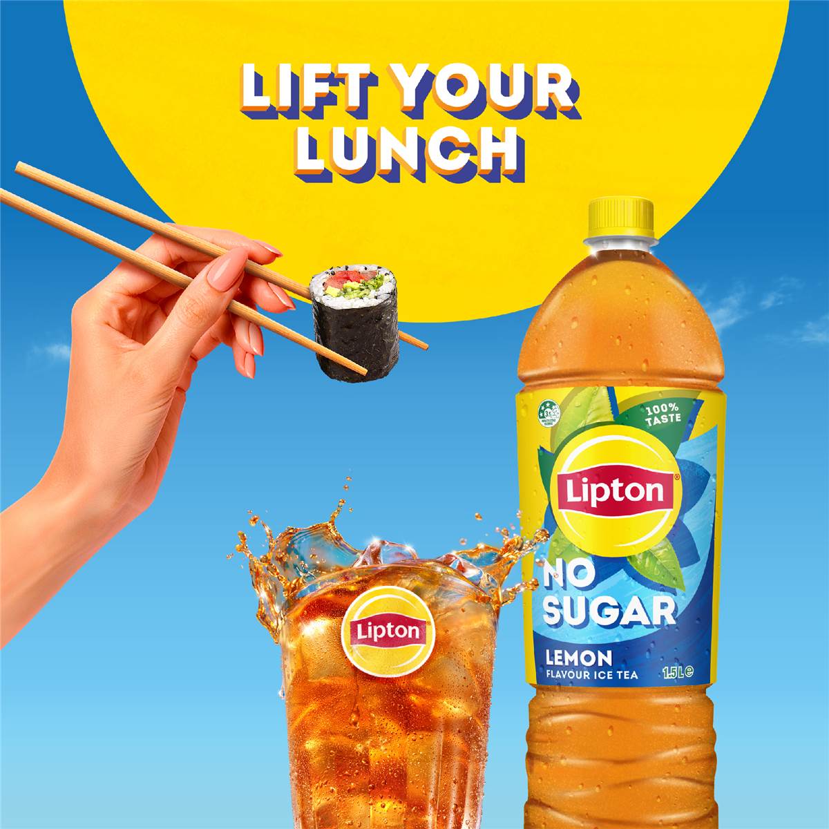 Lipton Ice Tea Lipton Sugar Free Ice Tea Lemon Iced Tea Bottle 1.5l