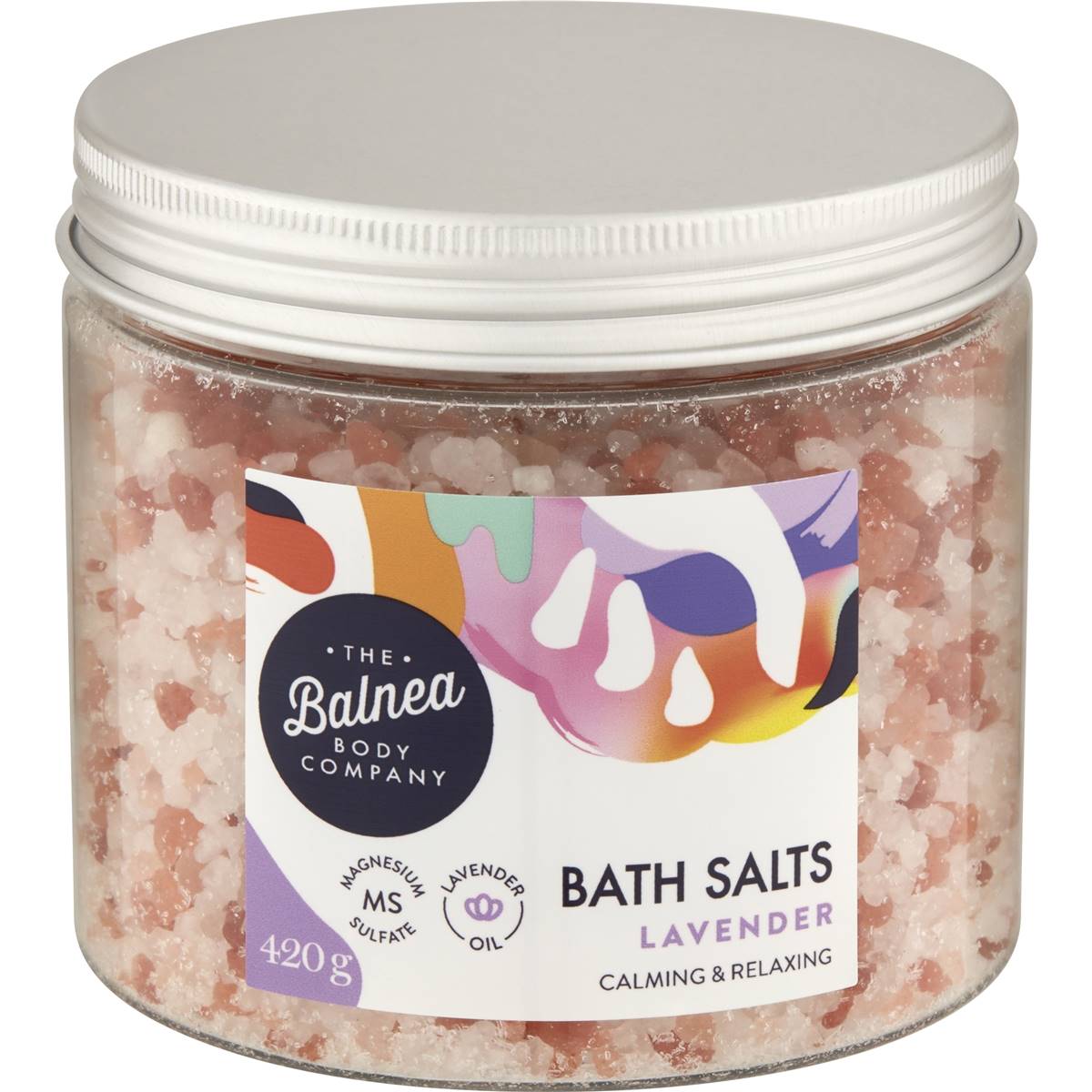 The Balnea Body Company Bath Salts Lavender 420g | Woolworths