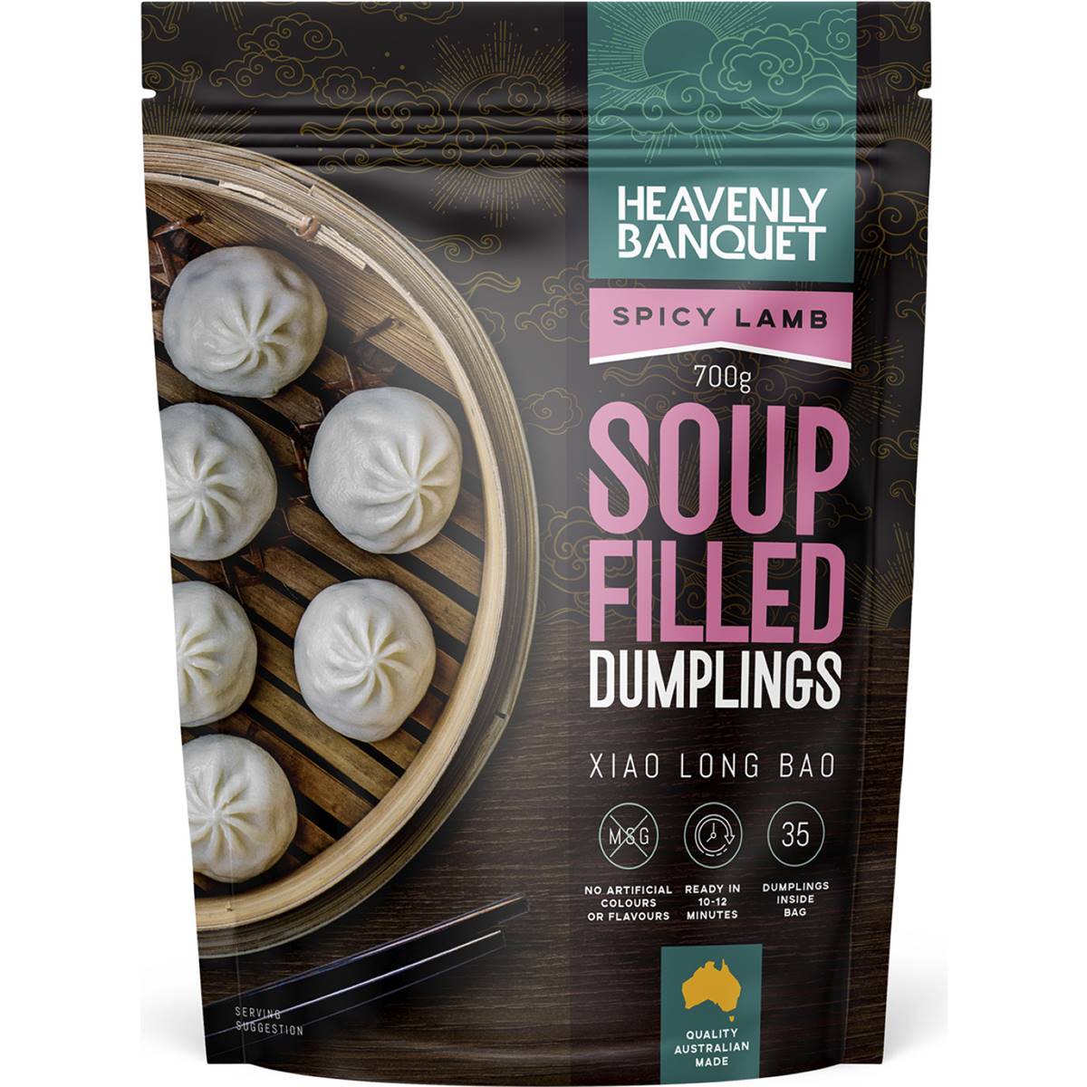 Heavenly Banquet Spicy Lamb Soup Dumpling 700g Woolworths
