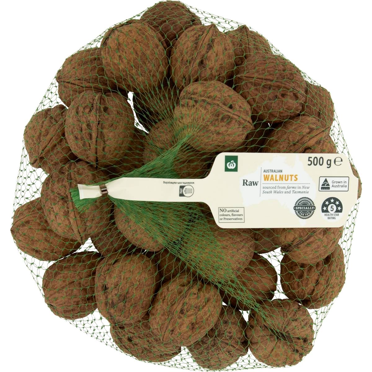 Woolworths Walnuts In Shell Netted Bag 500g Woolworths