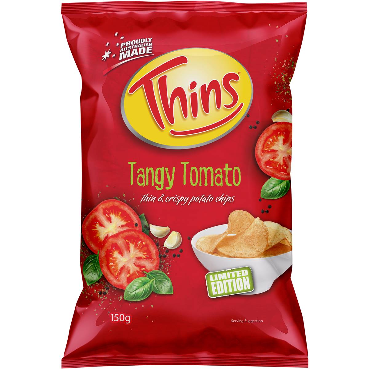 Thins Tangy Tomato Limited Edition 150g Woolworths