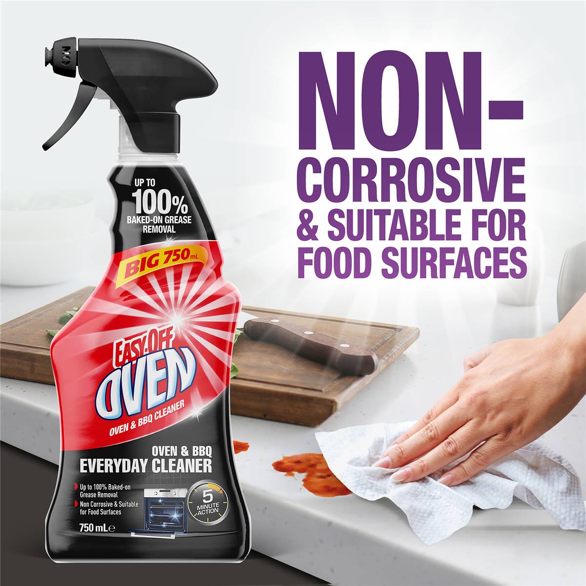 Easy Off Bam Oven & Bbq Everyday Cleaner Spray 750ml Woolworths