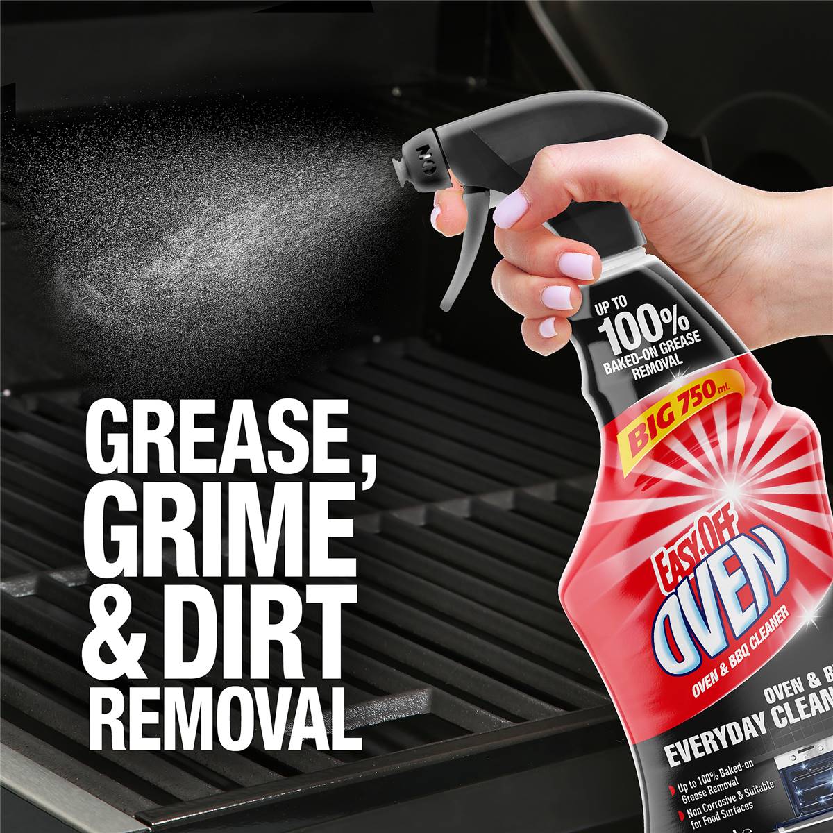 Easy Off Bam Oven & Bbq Everyday Cleaner Spray 750ml Woolworths