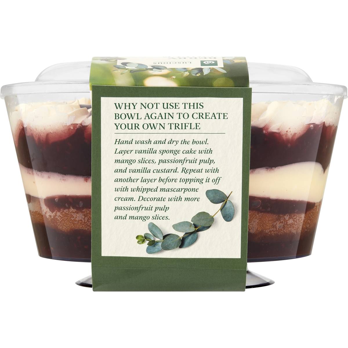 Woolworths Classic Berry Trifle 1.4kg Woolworths