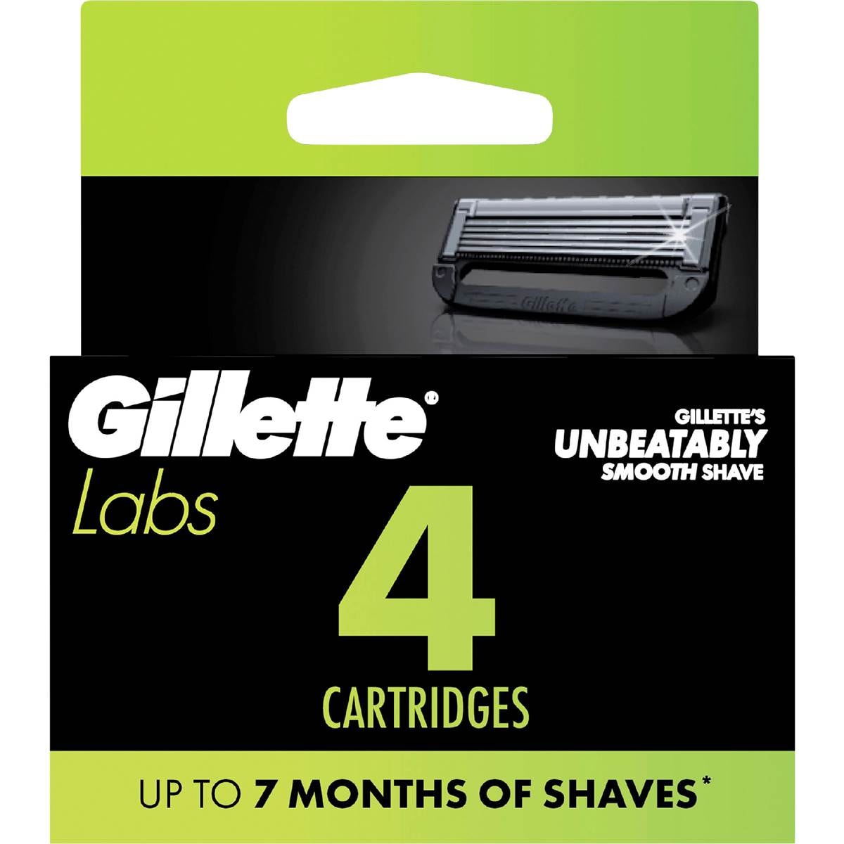 Gillette Labs Razor Cartridges 4 Pack Woolworths