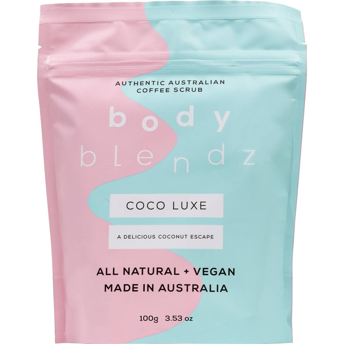 Body Blendz Coco Luxe Coffee Scrub 100g Woolworths