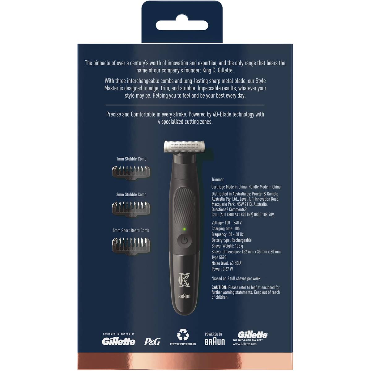 Gillette King C All In One Master Styler Each | Woolworths