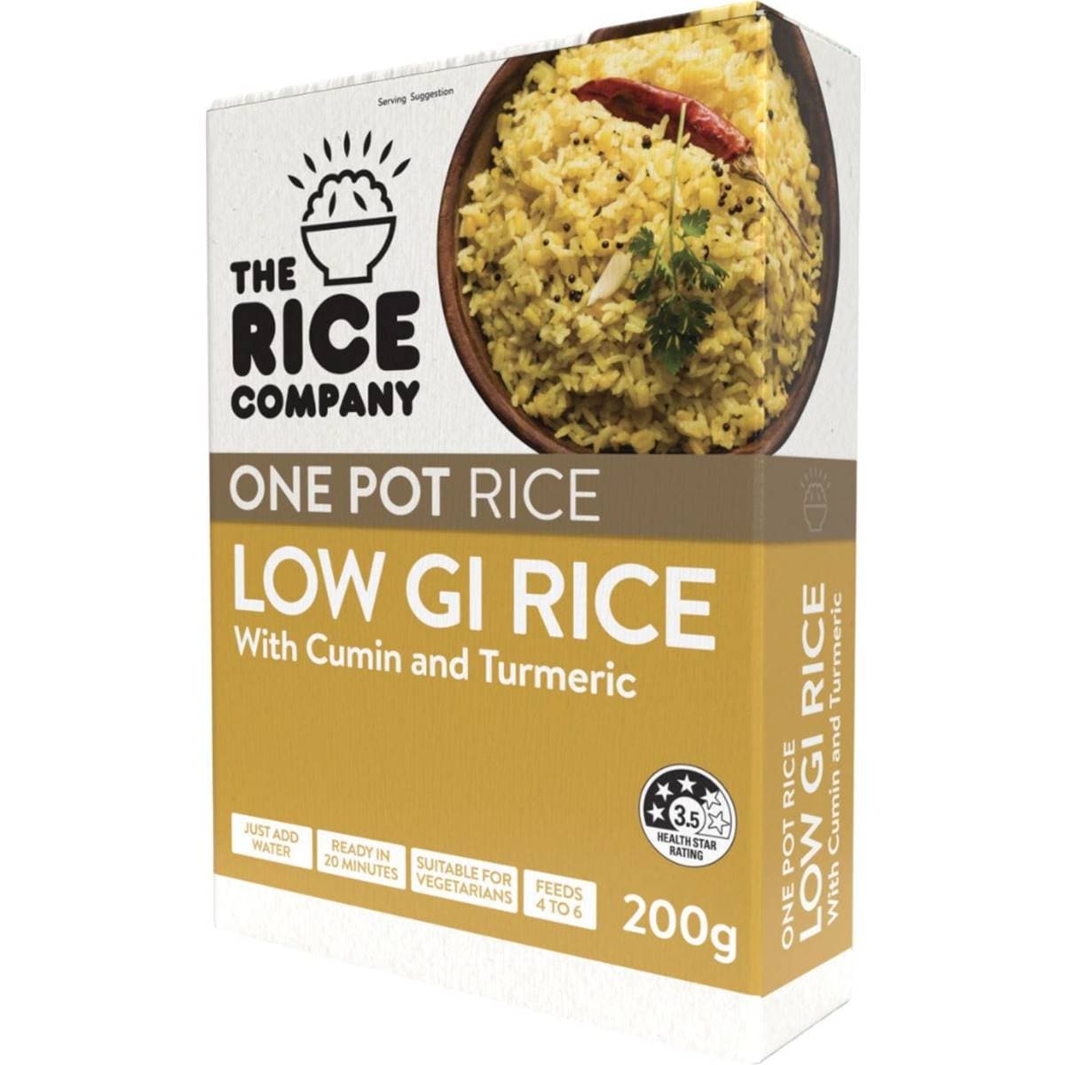 The Rice Company One Pot Rice With Cumin & Turmeric 200g Woolworths