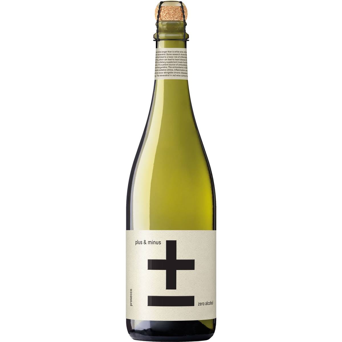 Plus & Minus Zero Alcohol Prosecco 750ml | Woolworths