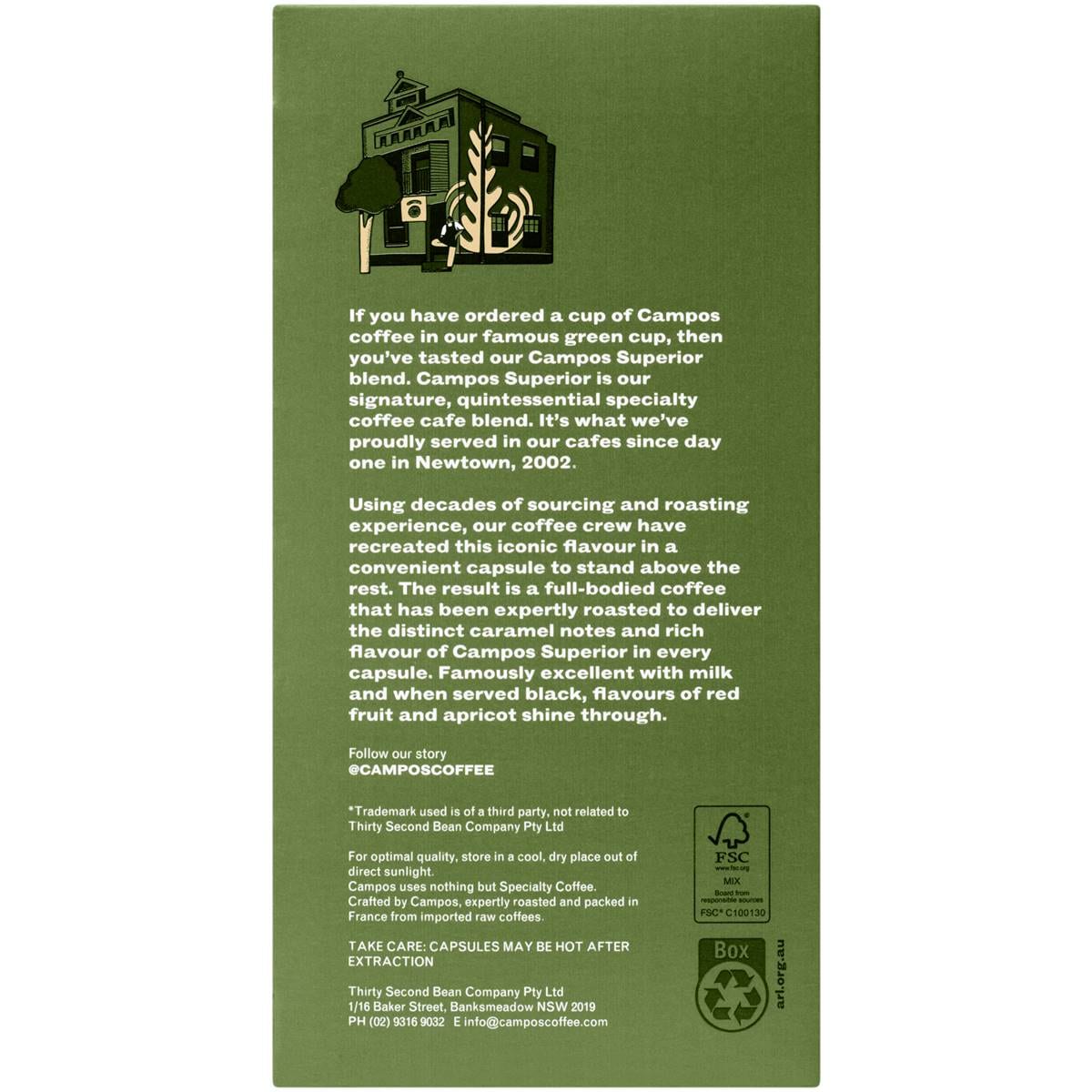 Campos Superior Aluminium Coffee Capsules 10 Pack Woolworths