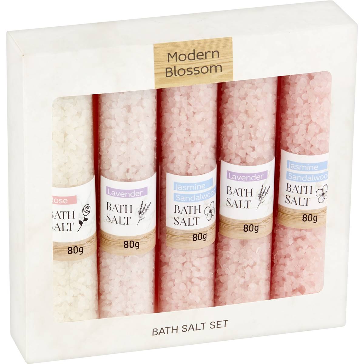 Bath Salt Set 5 Pack Woolworths
