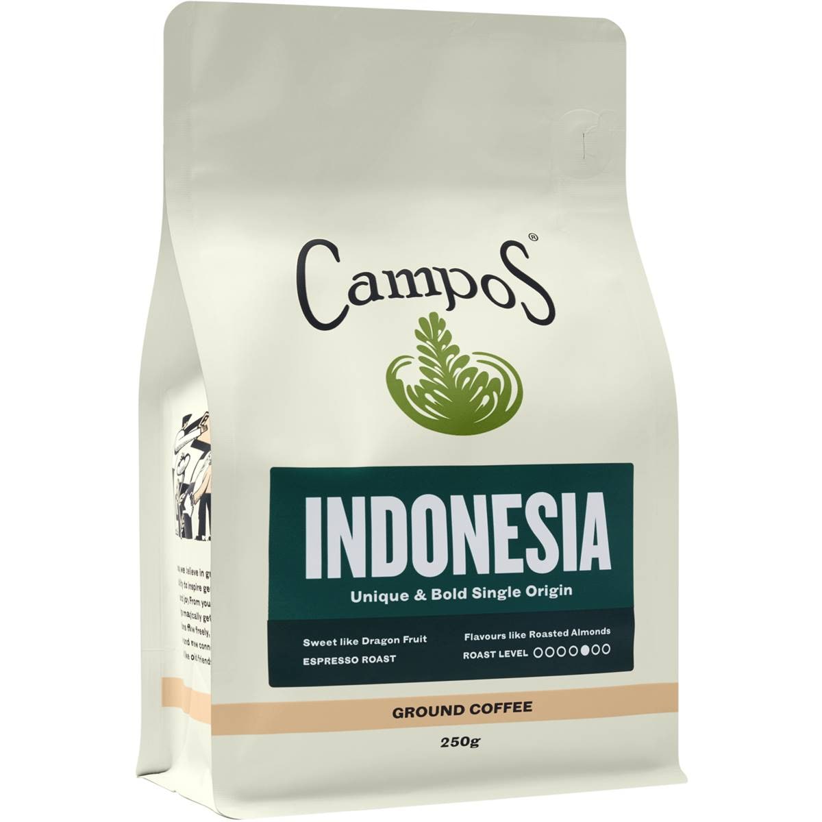 Campos Indonesia Ground Coffee 250g Woolworths