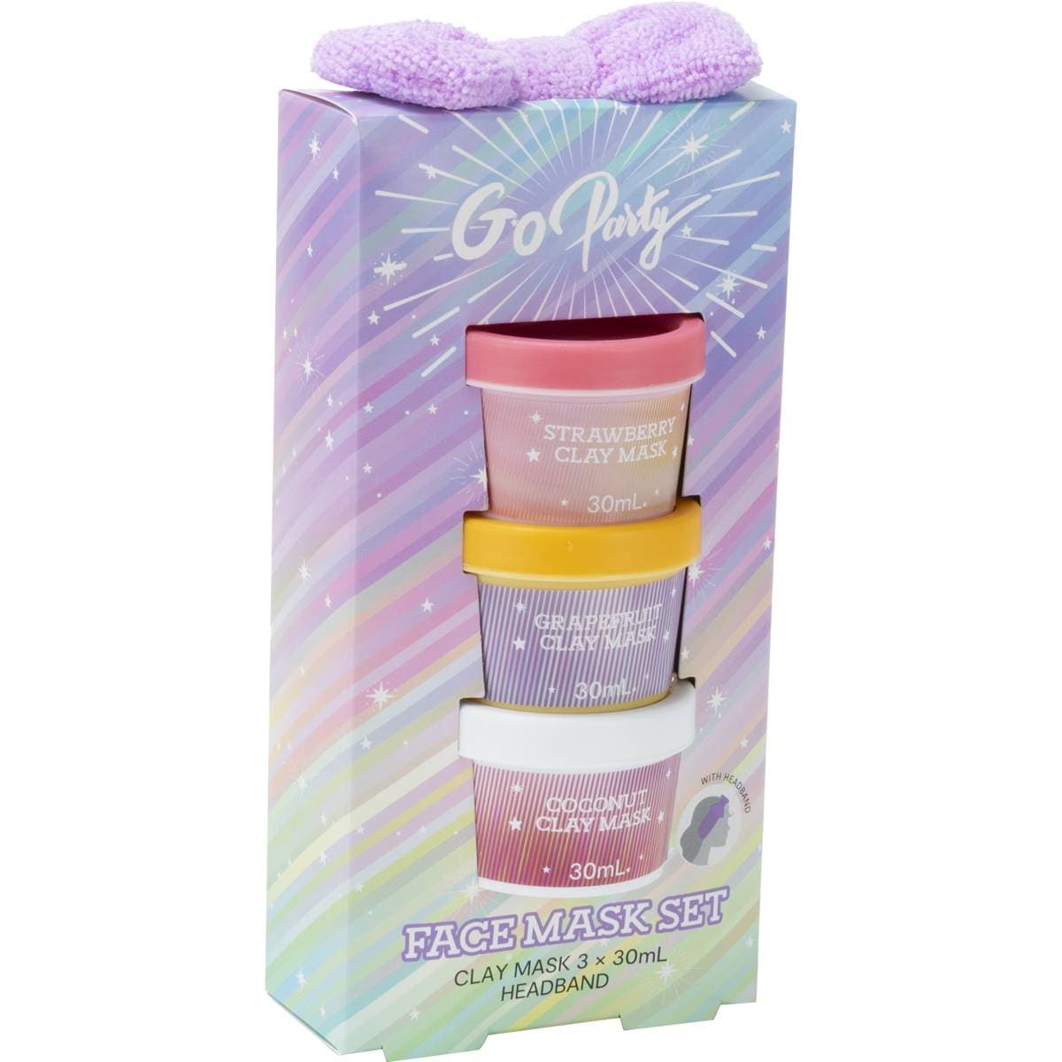 Face Mask Set 3 Pack Woolworths