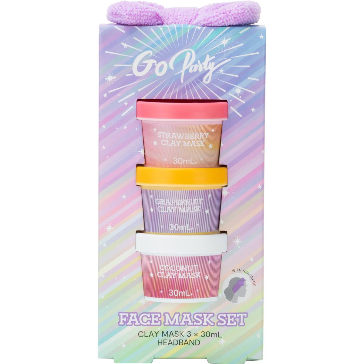 Face Mask Set 3 Pack Woolworths