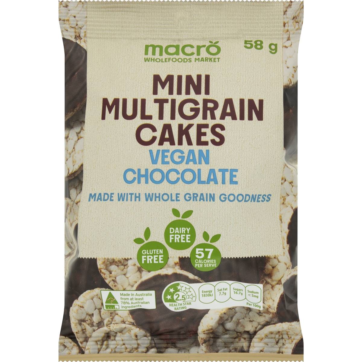 macro-mini-multigrain-rice-cakes-vegan-chocolate-58g-woolworths