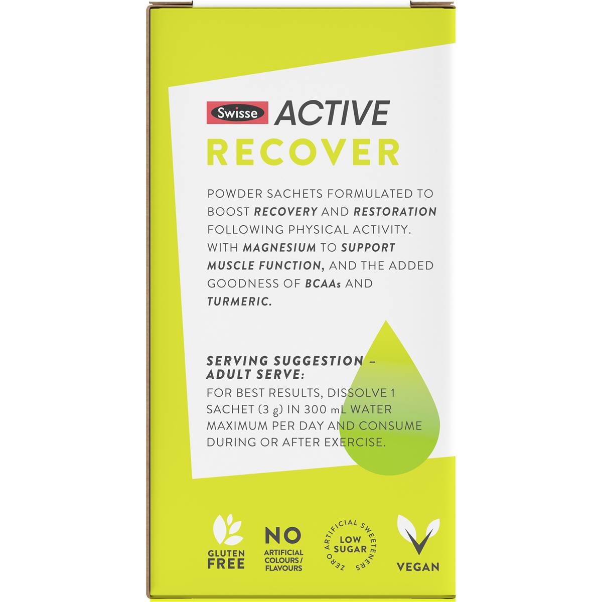 Swisse Active Recover Powder To Boost Recovery After Activity 3g X 15 ...