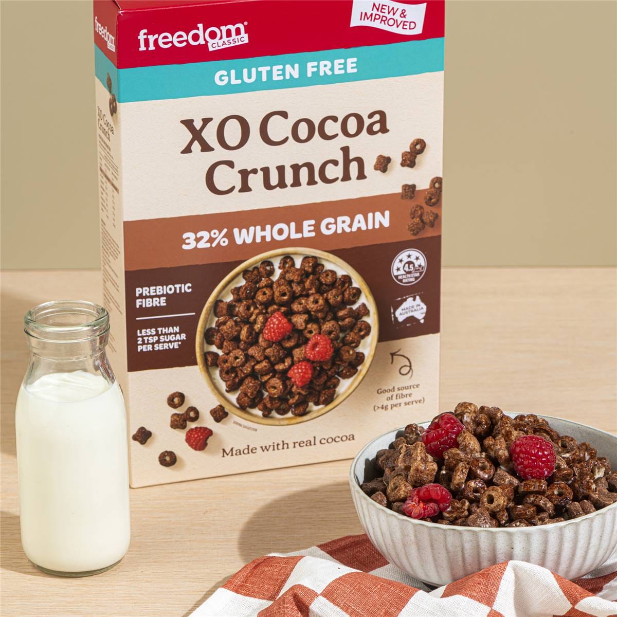 Freedom Classic Xo Cocoa Crunch Cereal 360g Woolworths