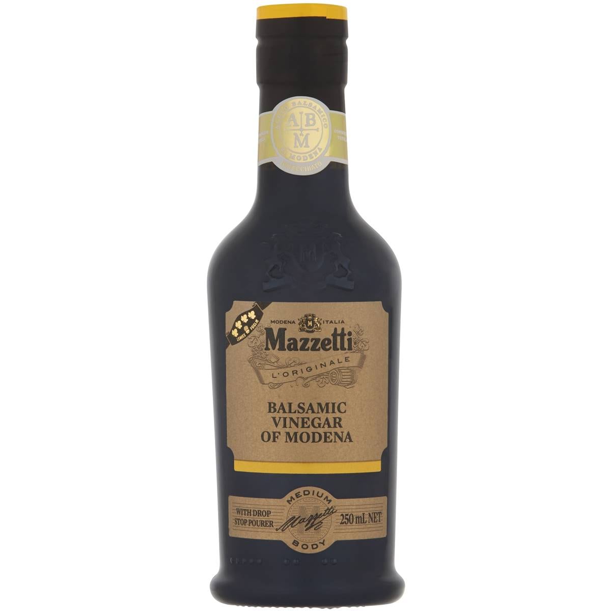 Mazzetti Vinegar Balsamic Vintage 4 Leaf 250ml Woolworths