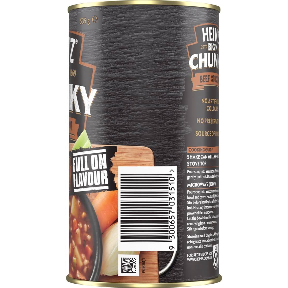 Heinz Big N Chunky Beef Stockpot Soup 535g Woolworths