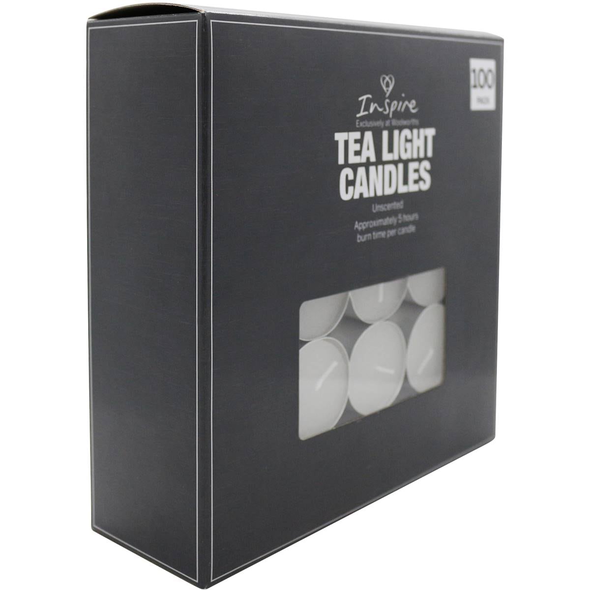 Essentials Tealights Candles 100 Pack Woolworths