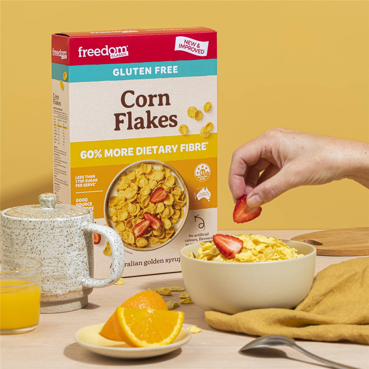 Freedom Classic Corn Flakes Cereal 270g Woolworths