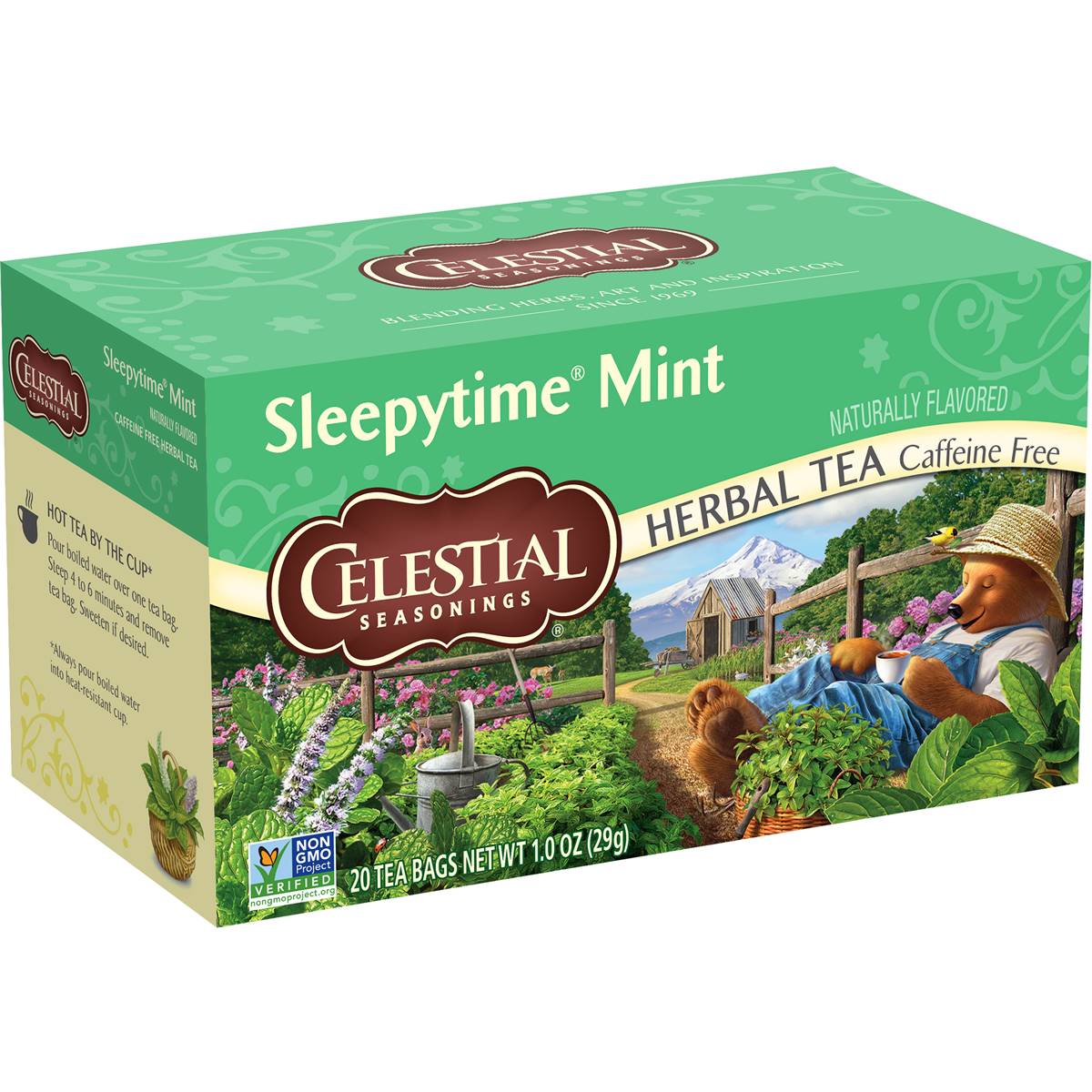 Celestial Seasonings Sleepytime Mint Tea Bags 20 Pack Woolworths