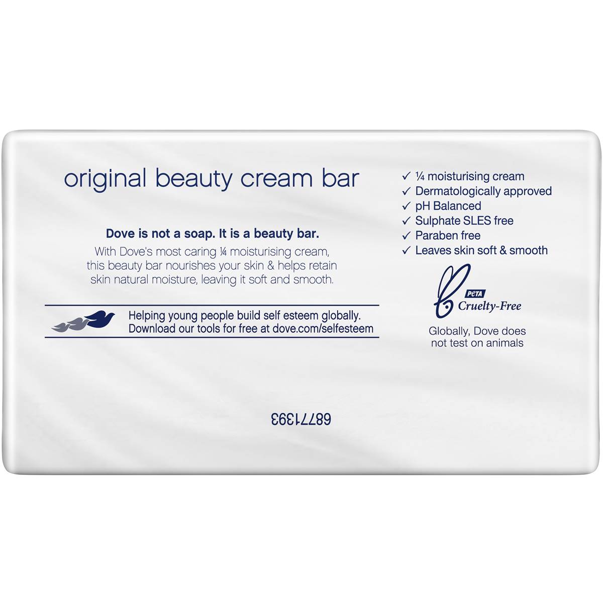 Dove Beauty Cream Bar Original 4 X 90 G Woolworths