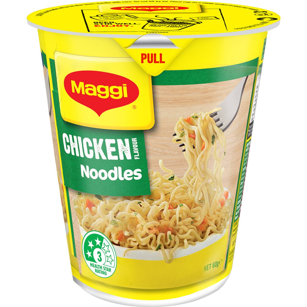 Maggi Chicken Flavour Cup Instant Noodles 60g Woolworths