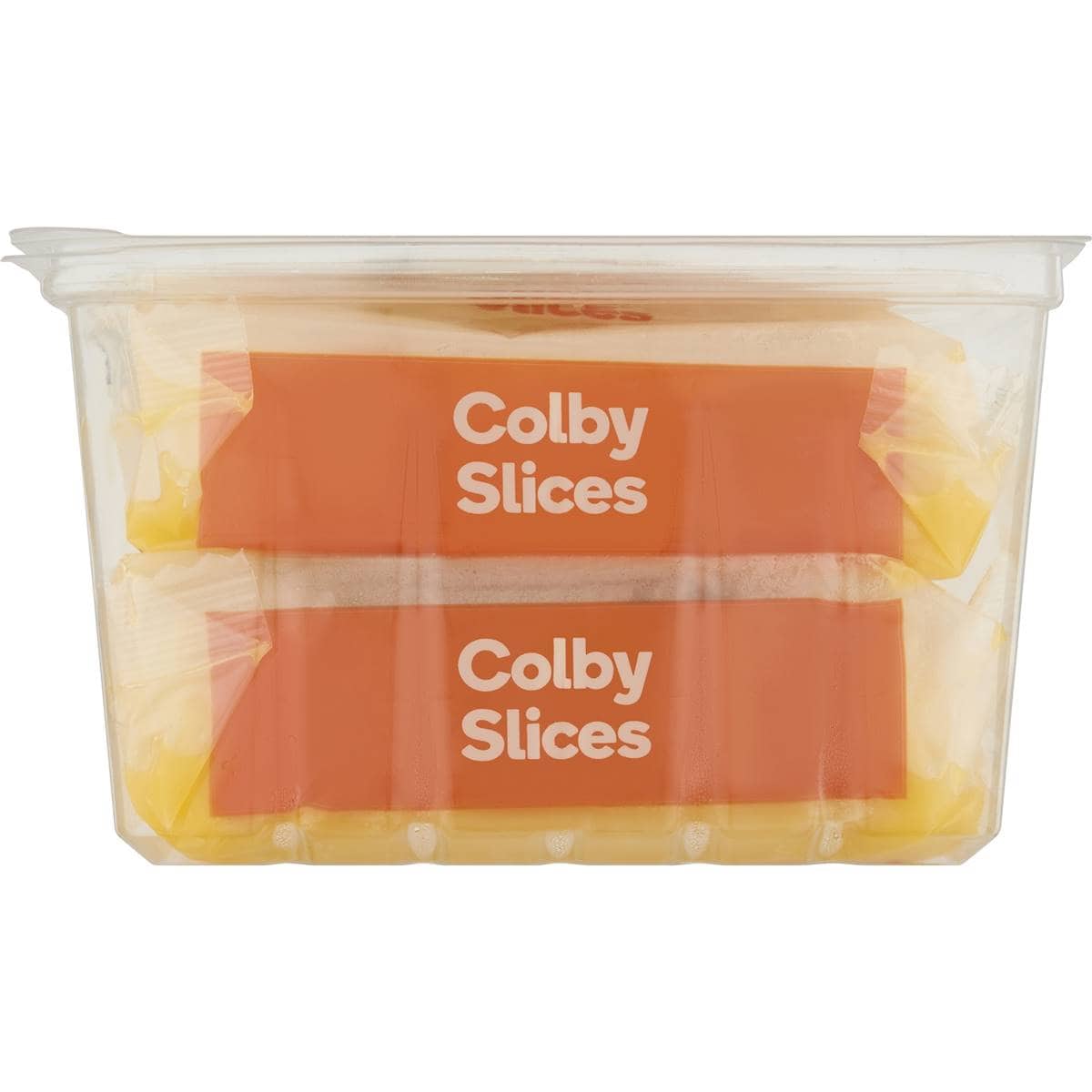Woolworths Colby Cheese Slices 500g Woolworths