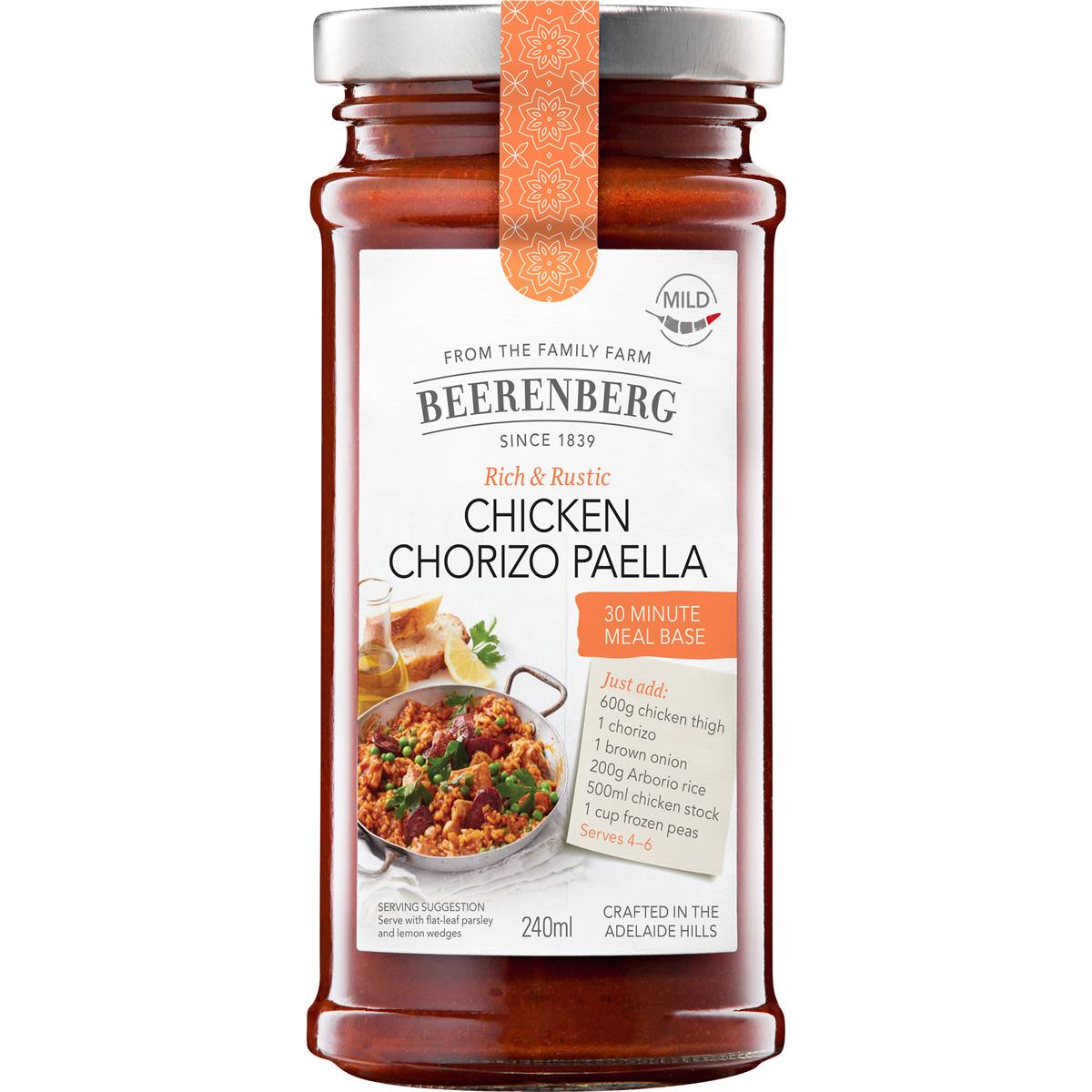 Beerenberg Chicken Chorizo Paella 240mL