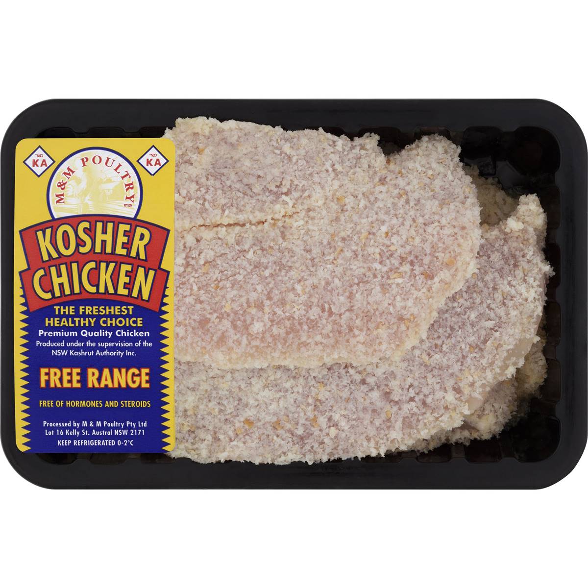 M & M Poultry Kosher Chicken Schnitzel