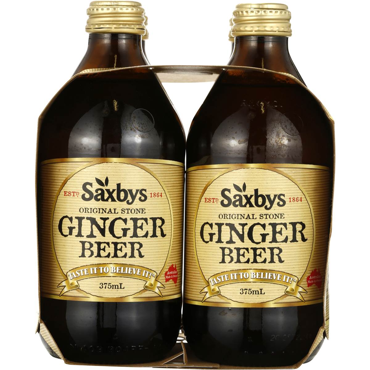 Saxbys Ginger Beer 4x375ml | Woolworths