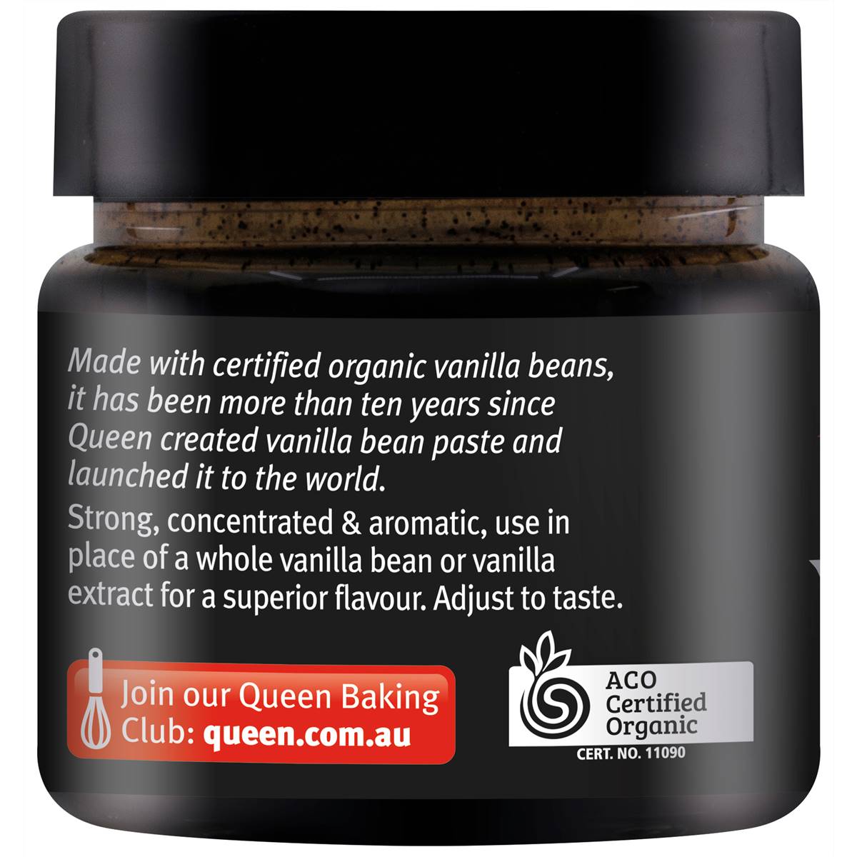 Queen Organic Vanilla Bean Paste 65g Woolworths