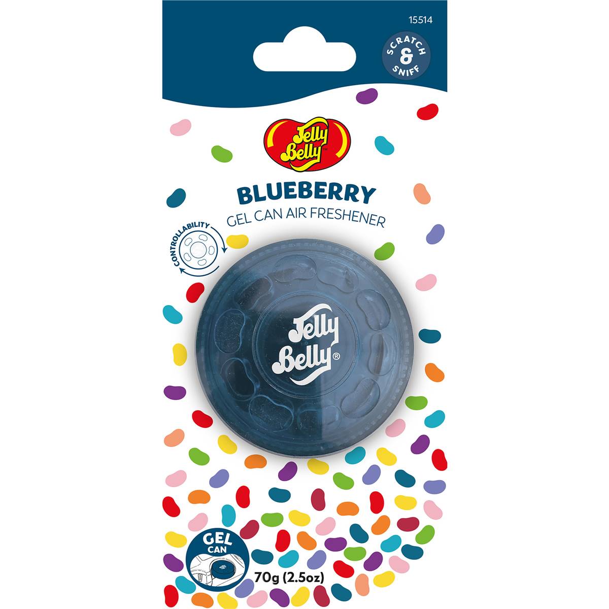 Jelly Belly Air Freshener Can Blueberry