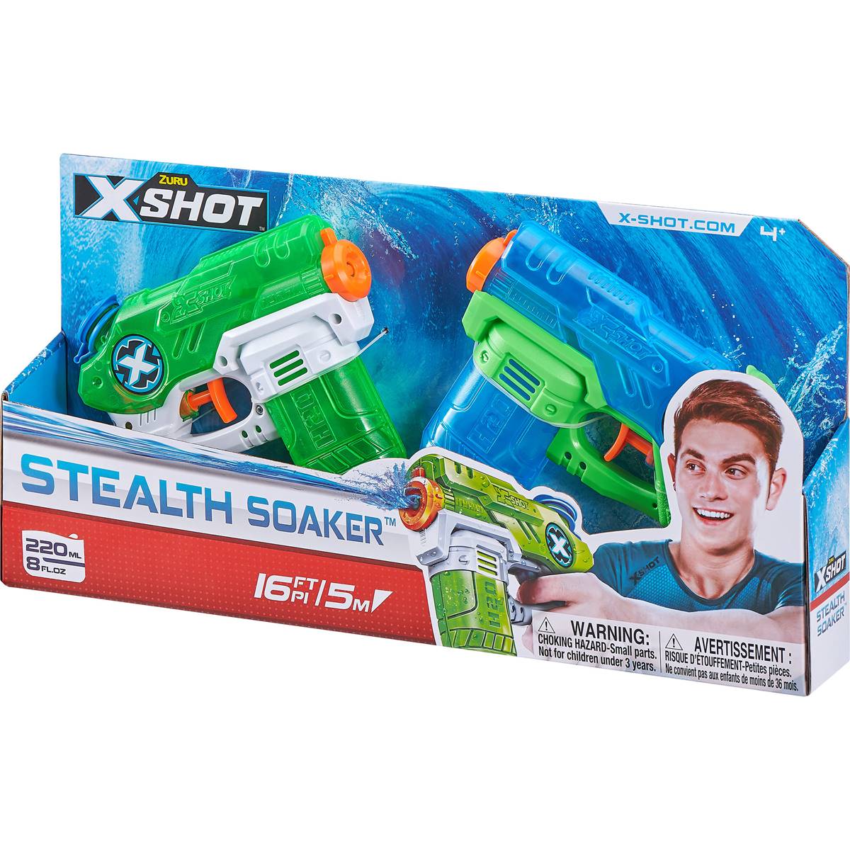 X Shot Water Gun Stealth Soaker 2 Pack Woolworths 7742