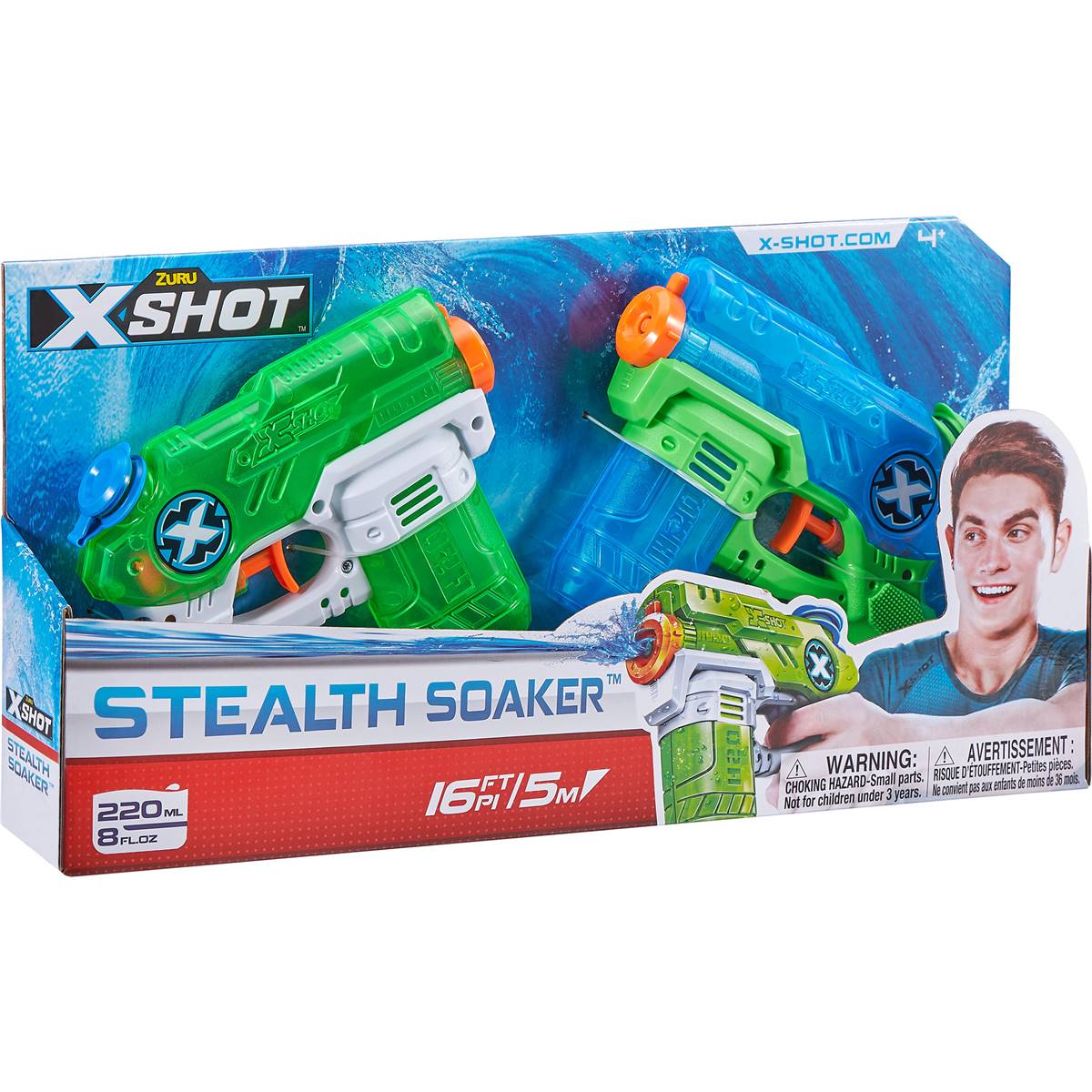 X Shot Water Gun Stealth Soaker 2 Pack Woolworths 5862