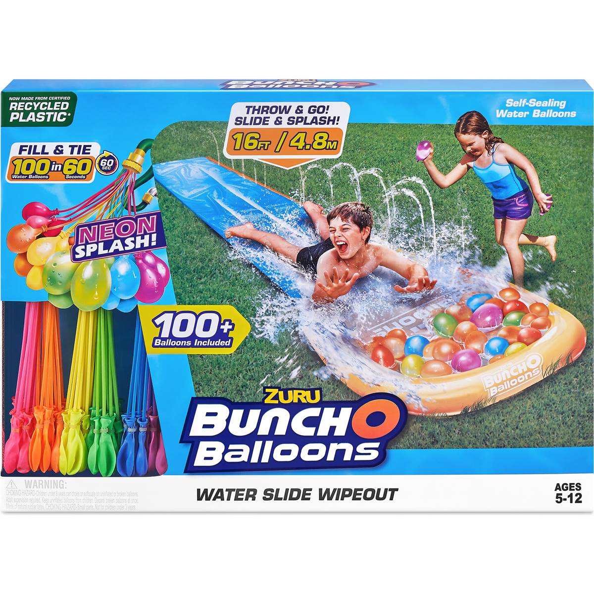 Water Slide Bunch O Balloons Water Slide Wipeout