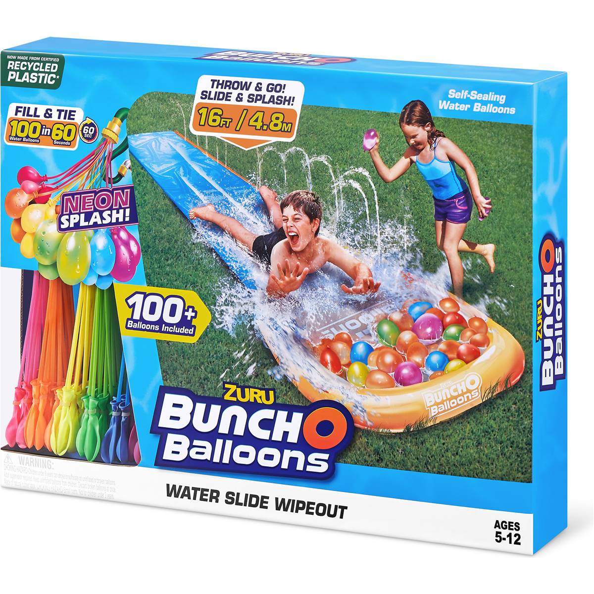 Zuru Bunch O Balloons Water Slide Wipeout Each Woolworths