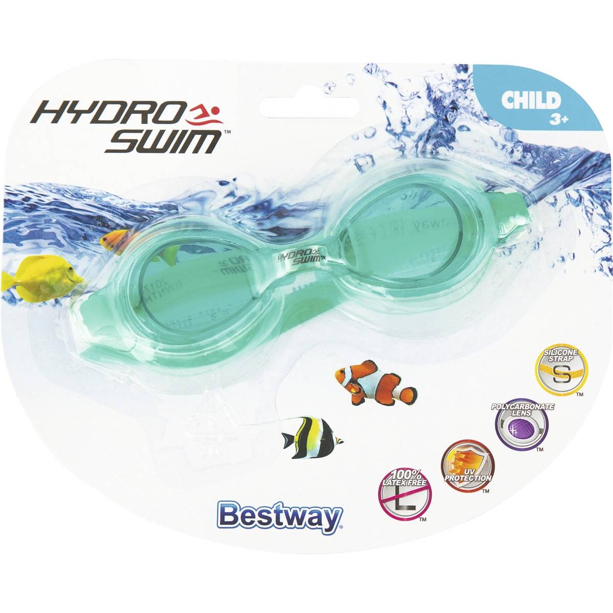 Hydro Swim Children's Goggles Assorted Each Woolworths