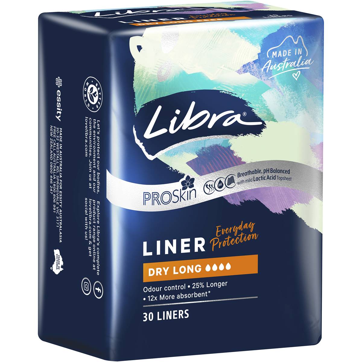 Libra Pro Skin Liners Dry Long 