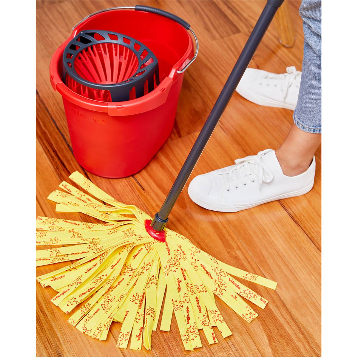 Vileda Mop Super Soft Yellow Refill Each Woolworths