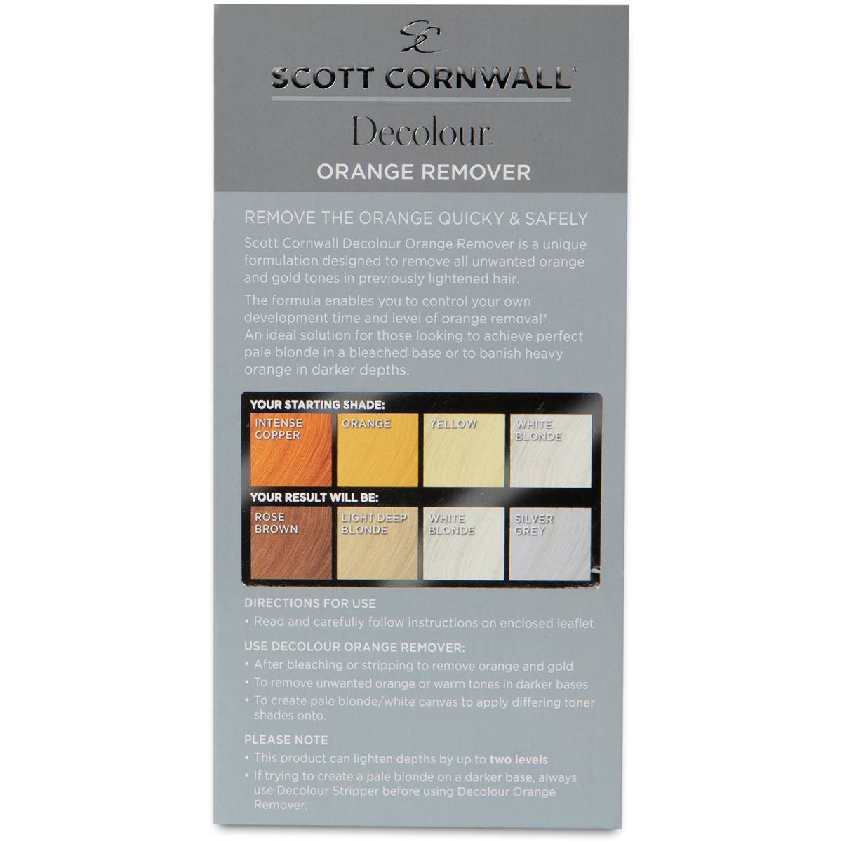 Scott Cornwall Decolour Orange Remover Each Woolworths