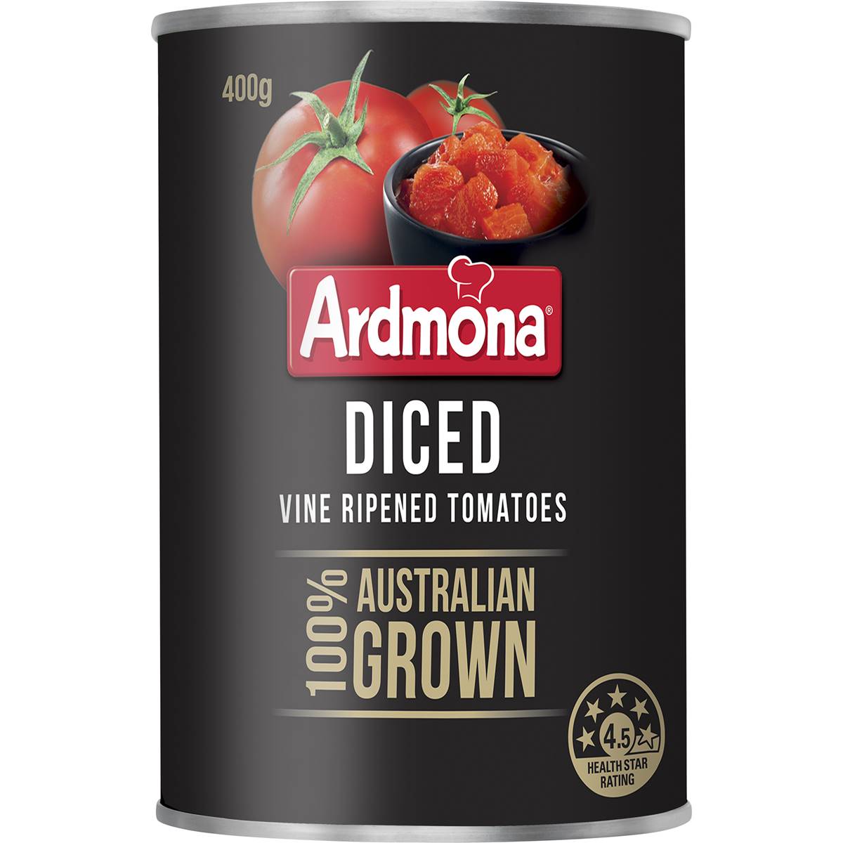 Ardmona Diced Vine Ripened Tomatoes 400g Woolworths