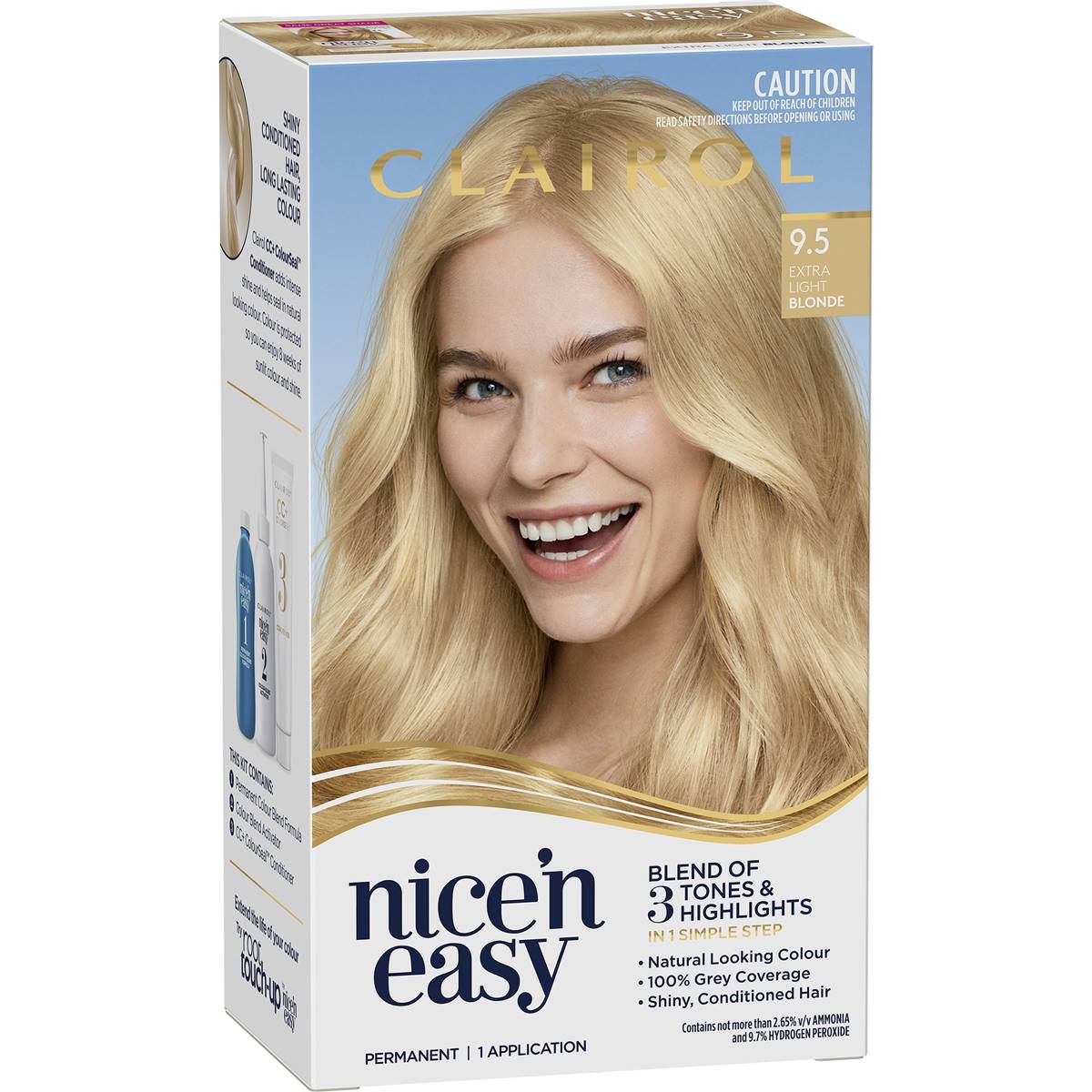 Clairol Nice N Easy 9.5 Extra Light Blonde Hair Colour Each | Woolworths