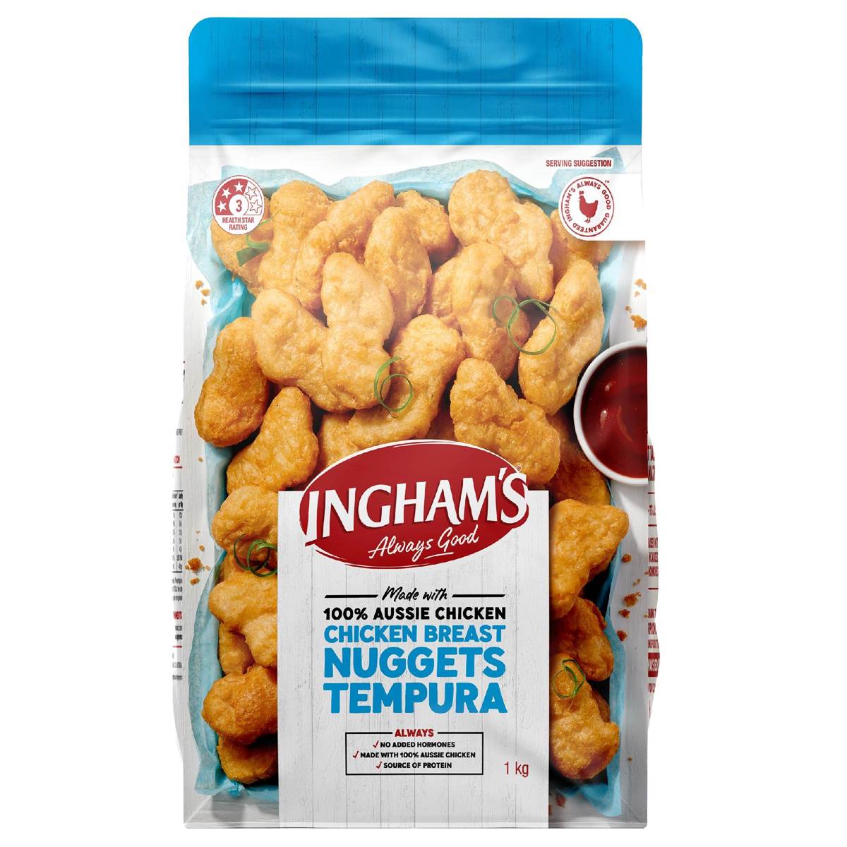 Ingham's Tempura Style Nuggets 1kg Woolworths