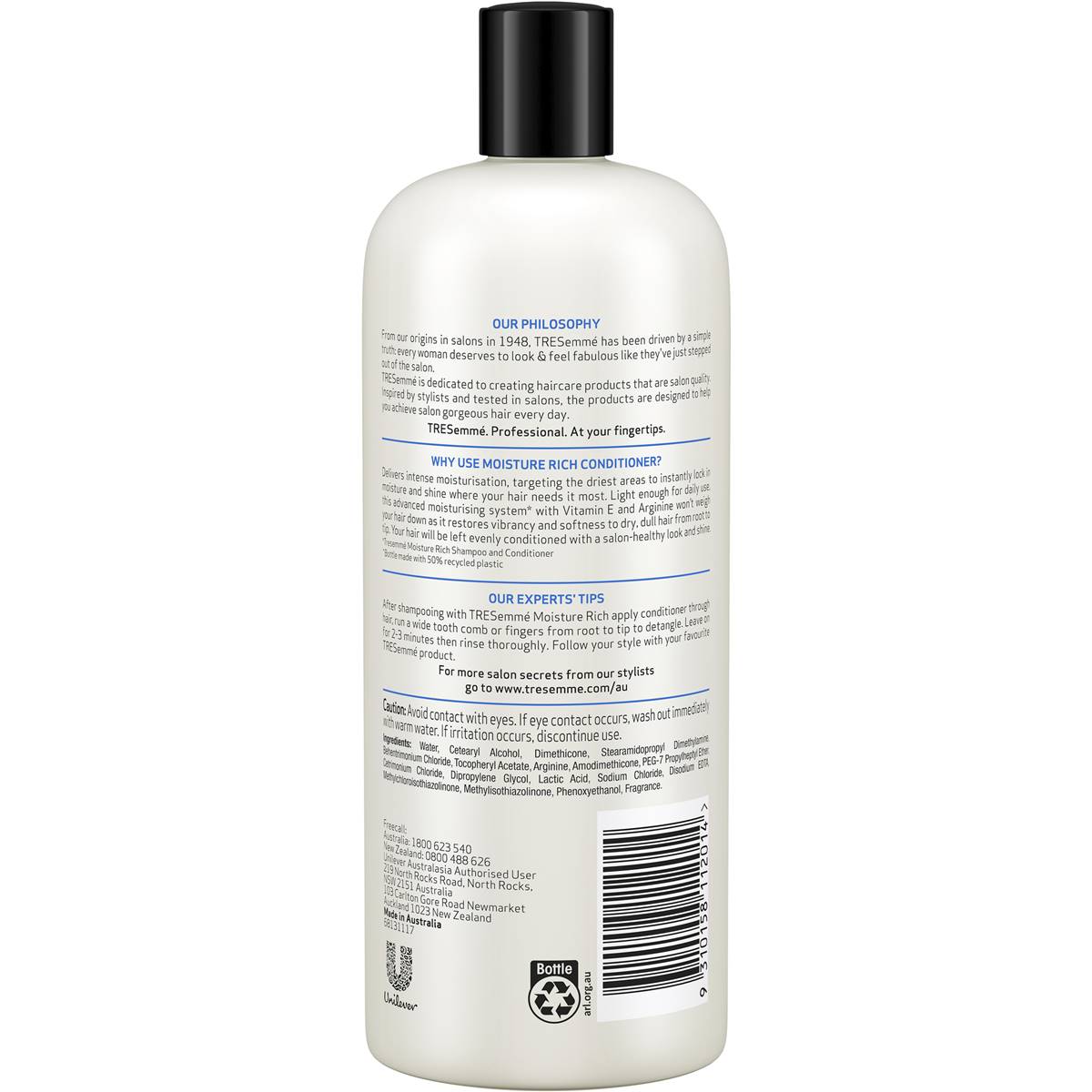 Tresemme Professional Hair Conditioner Moisture Rich 900ml | Woolworths